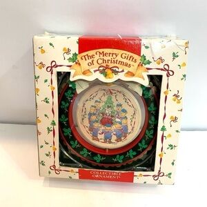 Vtg Kmart 1993 The Merry Gifts Of Christmas Ornament Nine Drummers Drumming EUC
